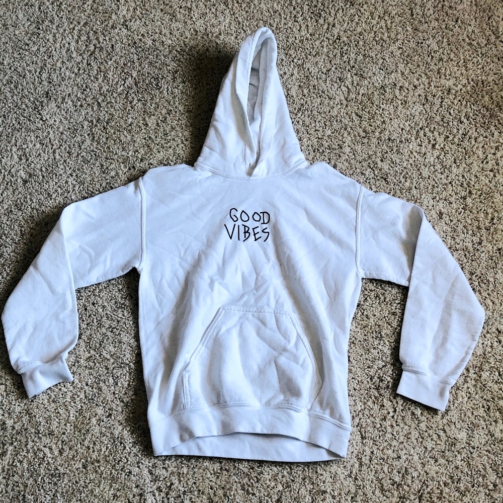 White hoodie